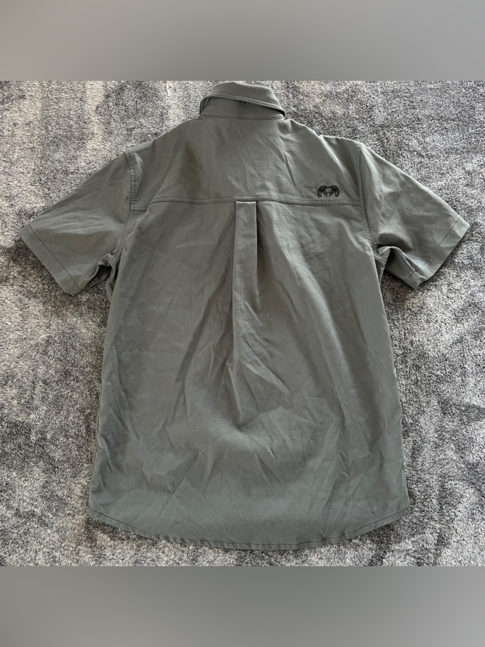 Kuiu Shirt Mens Large Gray Button Up Hunting Hiking Outdoors Hunter Hiker Logo - Picture 8 of 8
